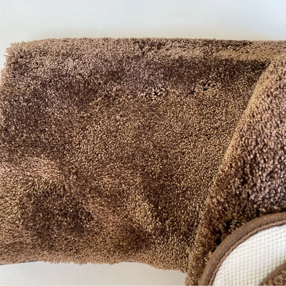 Garland Rug 3 Piece Traditional Bath Rug Set Brown New - Picture 4 of 7